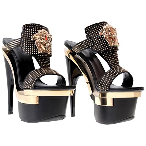 versace shoes 2021 heels|Versace platform sandals.